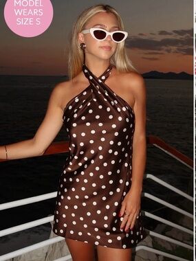 Show Me Your MuMu Jasmin Tie Mini Dress